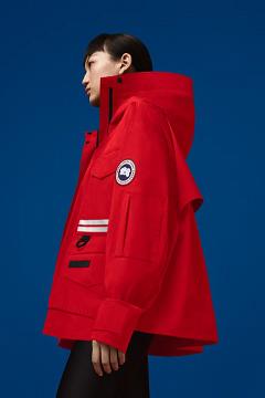 Chamarras Canada Goose Mujer Mexico - Mordaga Chubasquero Rojos MX7256034